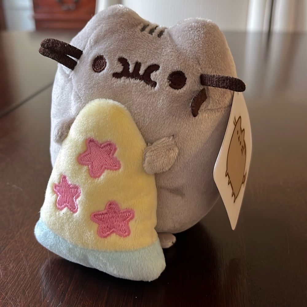 Pusheen Gund 10th Anniversary Pizza Stuffed Figurine, NWT